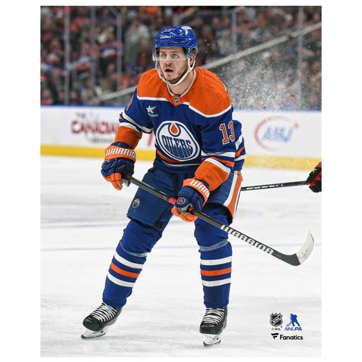 Mattias Janmark Edmonton Oilers Home Action 8x10 Photograph