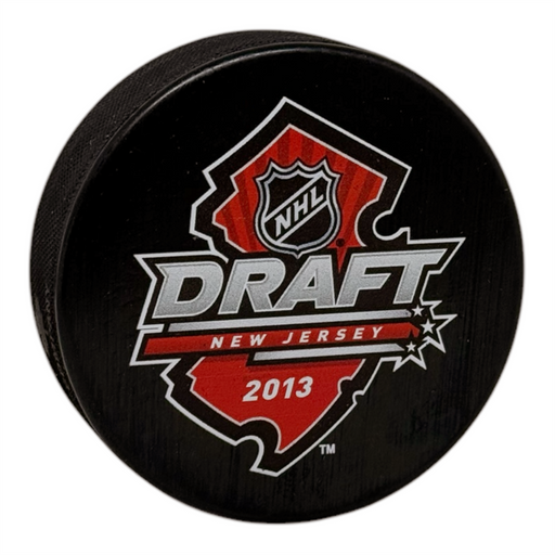 2013 NHL Draft New Jersey Unsigned Puck