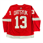 Pavel Datsyuk Signed Detroit Red Wings adidas Home Red Authentic Jersey