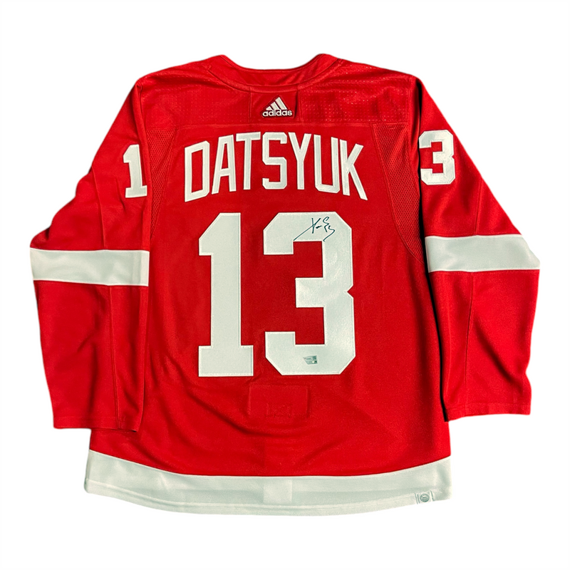 Pavel Datsyuk Signed Detroit Red Wings adidas Home Red Authentic Jersey