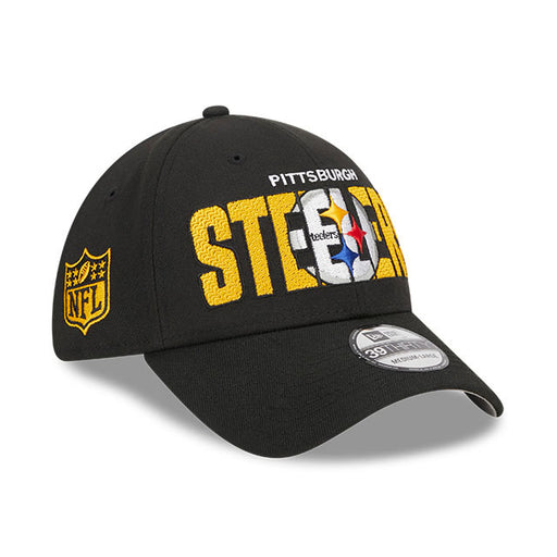 Pittsburgh Steelers New Era 2023 NFL Draft 39THIRTY Stretch Fit Hat Black