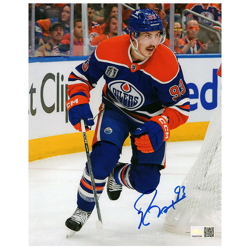 Ryan Nugent-Hopkins Signed Edmonton Oilers 24 Stanley Cup Final 8x10 Photo