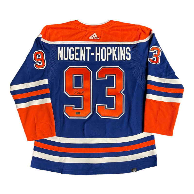 Ryan Nugent-Hopkins Signed Edmonton Oilers adidas Home Pro Jersey with 2024 Stanley Cup Final Patch