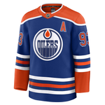 Ryan Nugent-Hopkins Edmonton Oilers Fanatics Premium Home Jersey with On Ice Cresting