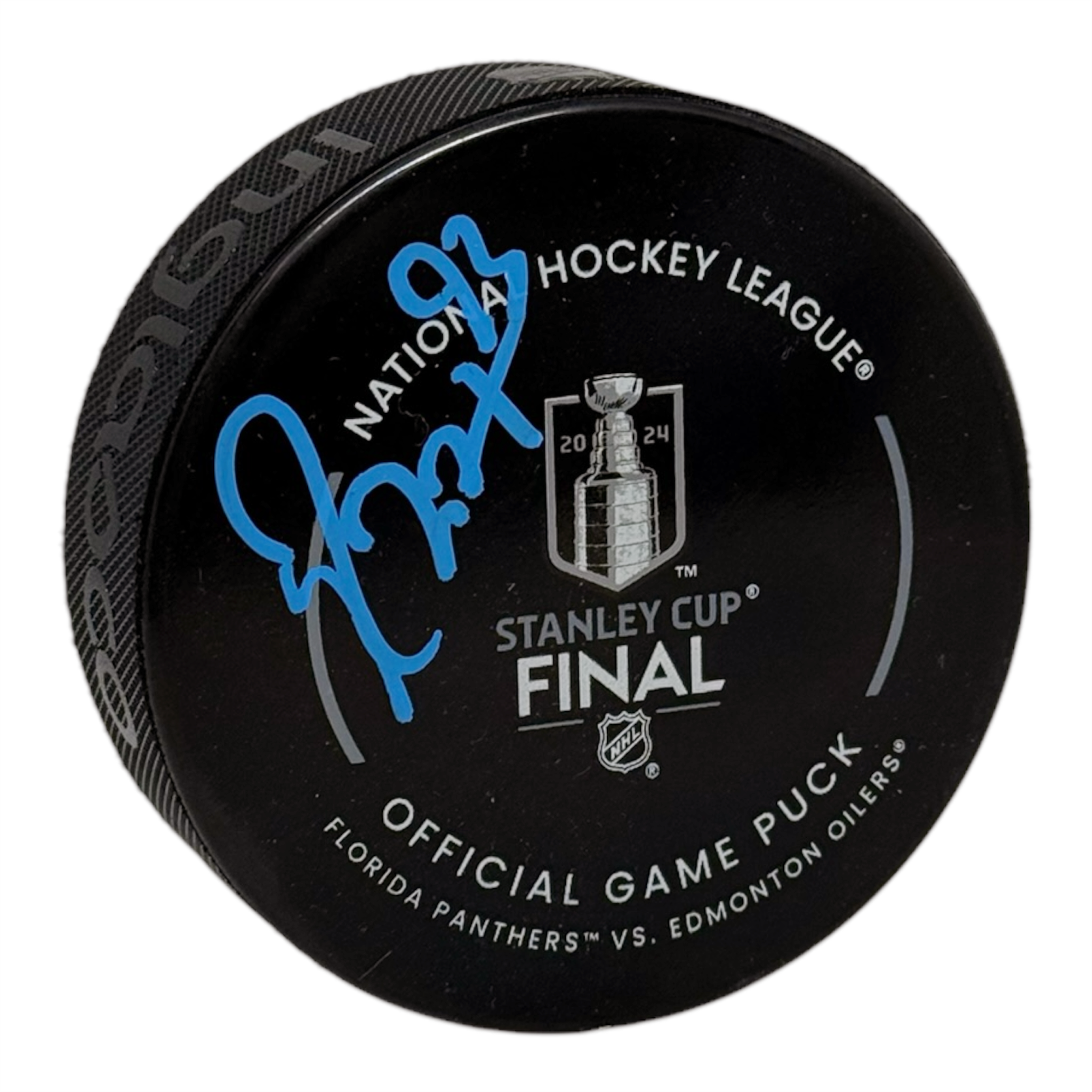 Ryan NugentHopkins Signed Edmonton Oilers 2024 Stanley Cup Final Offi