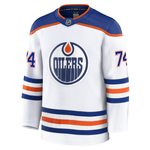 Stuart Skinner Edmonton Oilers Fanatics Premium Road Jersey with On Ice Cresting