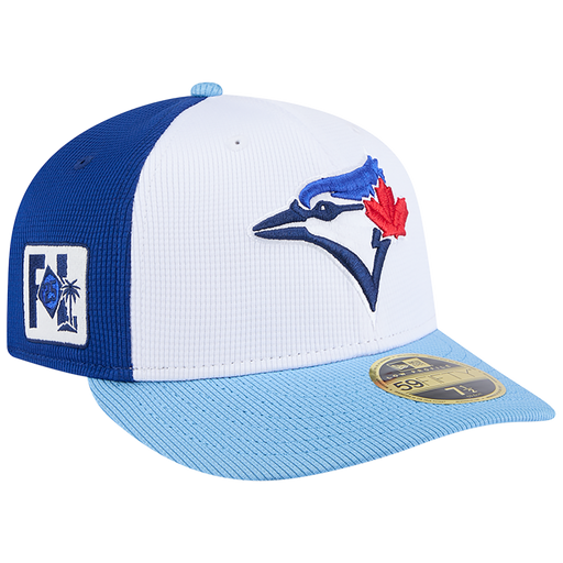 Toronto Blue Jays Spring Training 2025 New Era Low Profile 59Fifty Cap Side Patch