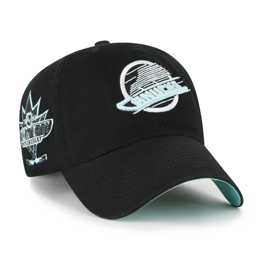 Vancouver Canucks Black Mint Double Under '47 Clean Up Hat