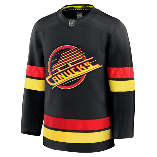 Vancouver Canucks Fanatics Premium Alternate Black Jersey