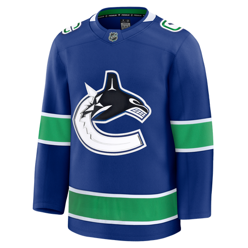 Vancouver Canucks Fanatics Premium Home Royal Jersey