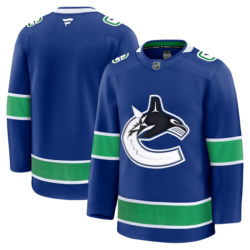 Vancouver Canucks Fanatics Premium Home Royal Jersey