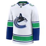 Vancouver Canucks Fanatics Premium Road White Jersey