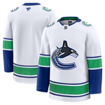 Vancouver Canucks Fanatics Premium Road White Jersey