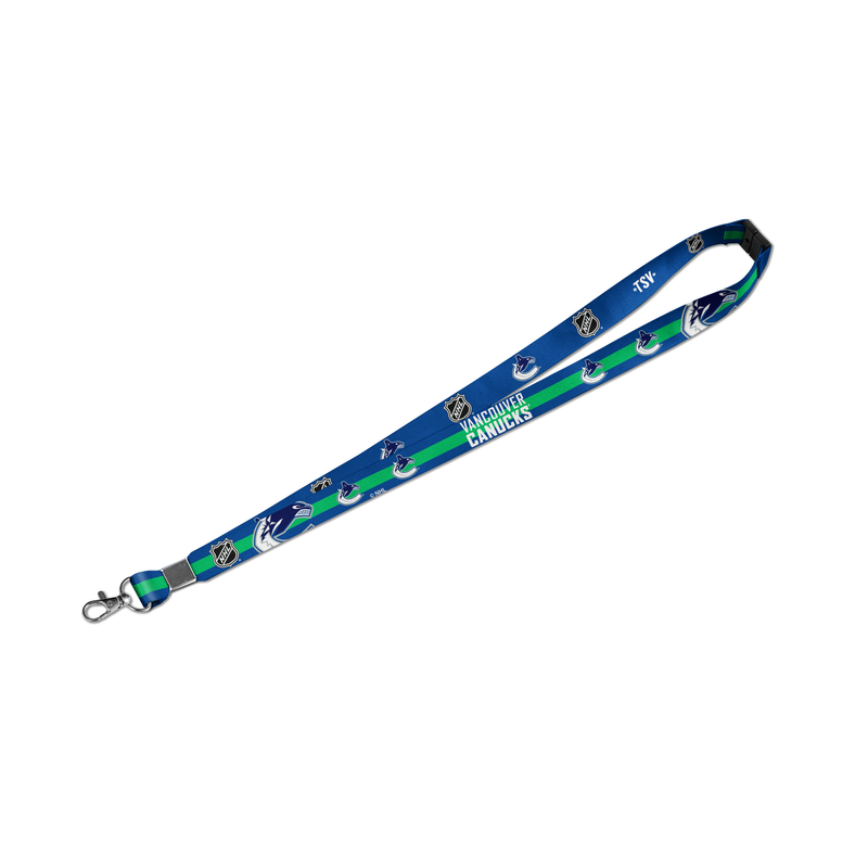 Vancouver Canucks Sublimated Lanyard Blue