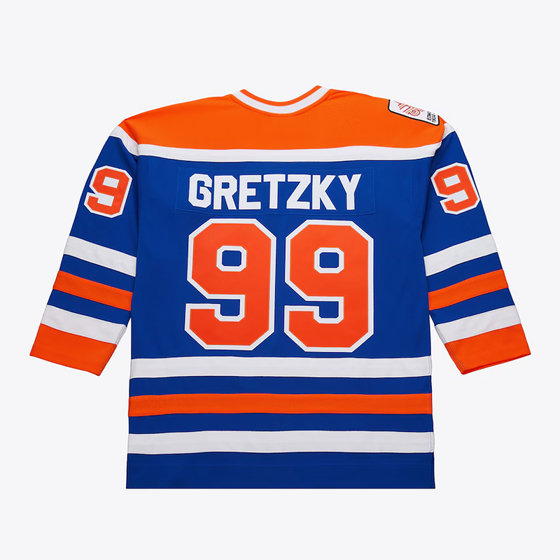 Wayne Gretzky Mitchell & Ness Edmonton Oilers Powerplay Blue Jersey 1979-80