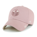 Women's Edmonton Oilers Dusty Rose Ballpark Cheer '47 Clean Up Cap