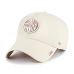 Women's Edmonton Oilers Natural Ballpark Cheer '47 Clean Up Cap