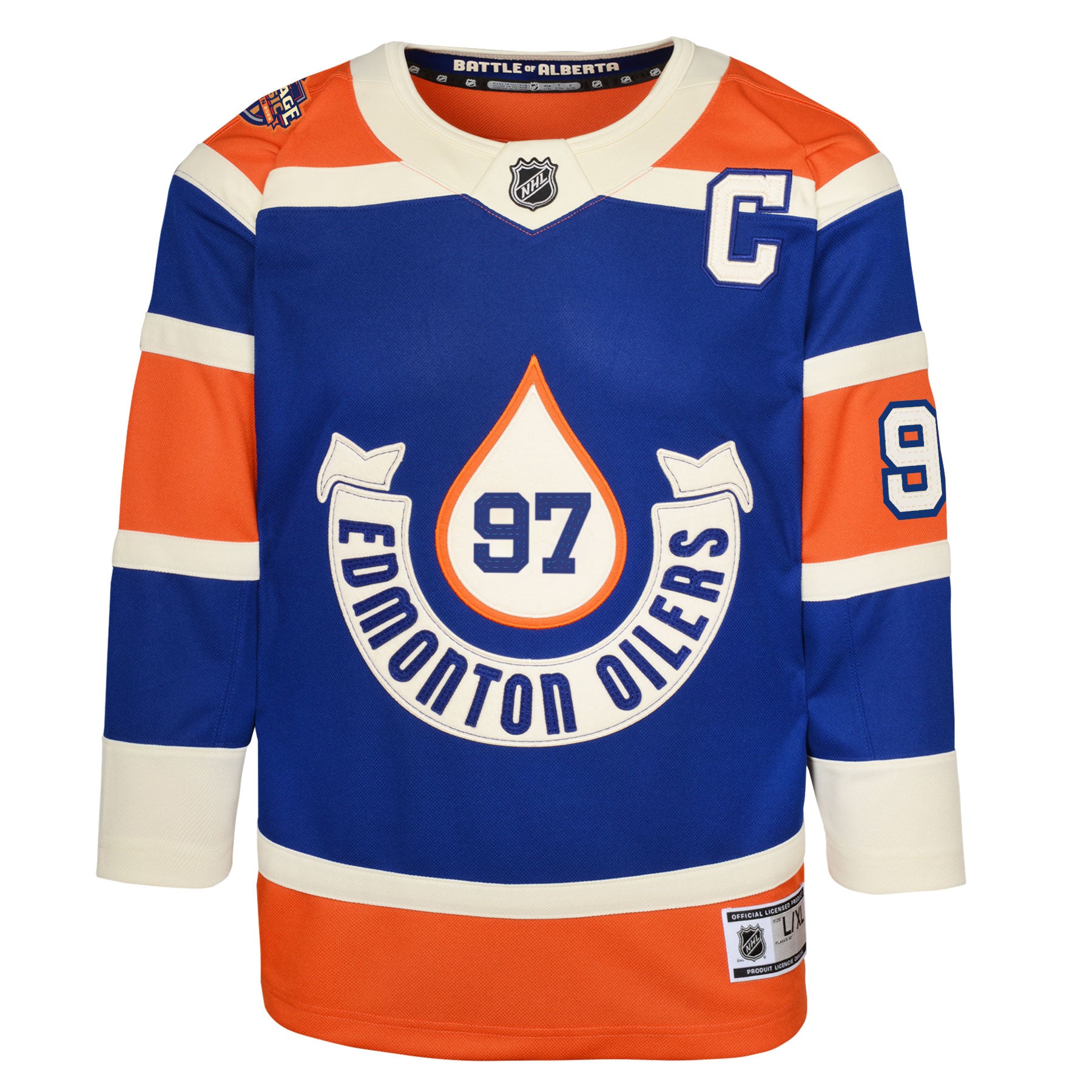  Connor McDavid Edmonton Oilers #97 Orange Infants