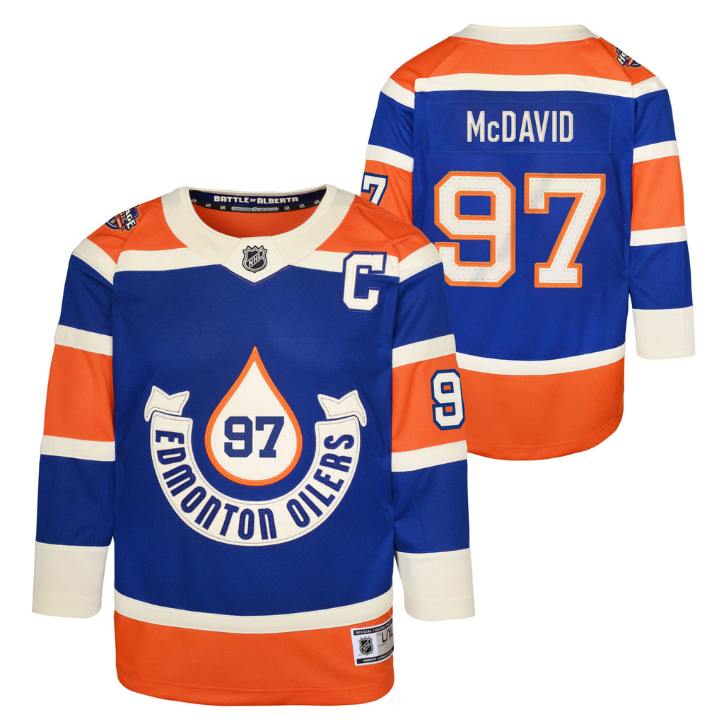 Connor McDavid Edmonton Oilers Toddler Home Replica Player Jersey