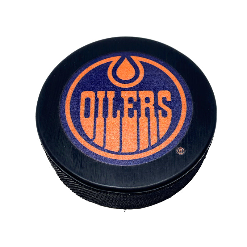 Adam Henrique Edmonton Oilers Autographed Alternate Logo Puck