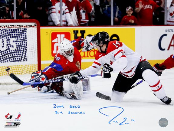 Jordan Eberle Signed Team Canada 11x14 Photo Inscribed