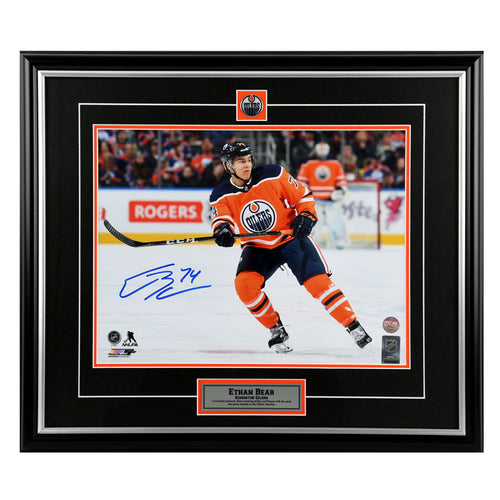 Ethan Bear #74 - Ultimate Fan Autographed Memorabilia Collection Including  Pro Jersey, Player Card & Official Game Puck! - NHL Auctions