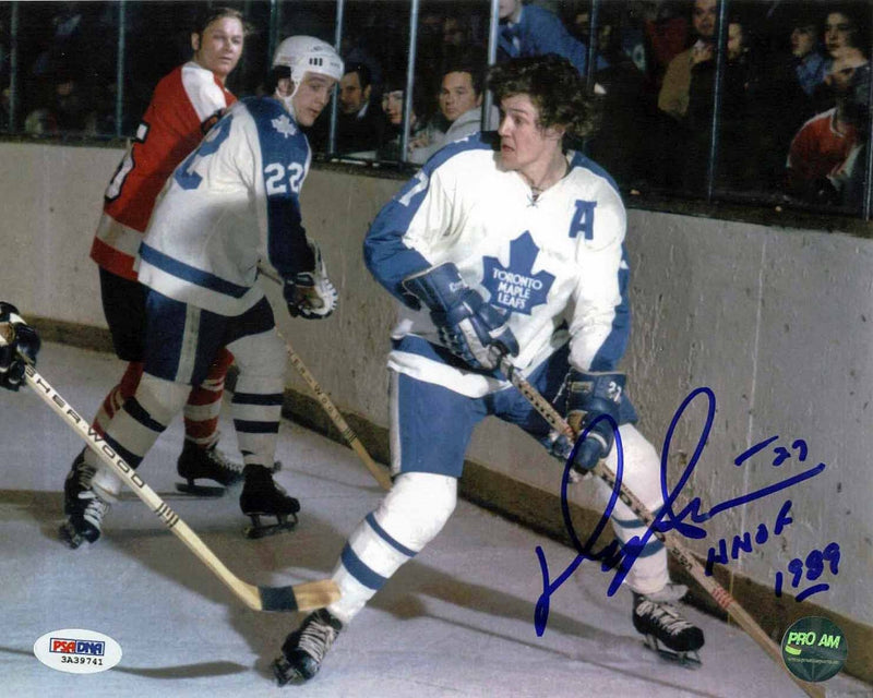 Autographed Darryl Sittler 8X10 Maple Leafs Photo at 's