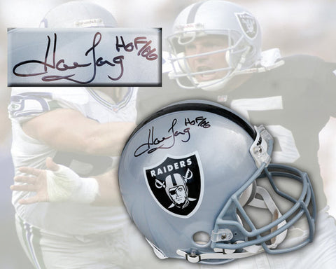 Howie Long Autographed Oakland Raiders Proline Helmet –