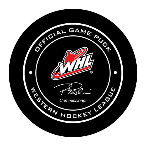 Ryan Nugent-Hopkins Red Deer Rebels Autographed Official WHL Game Puck