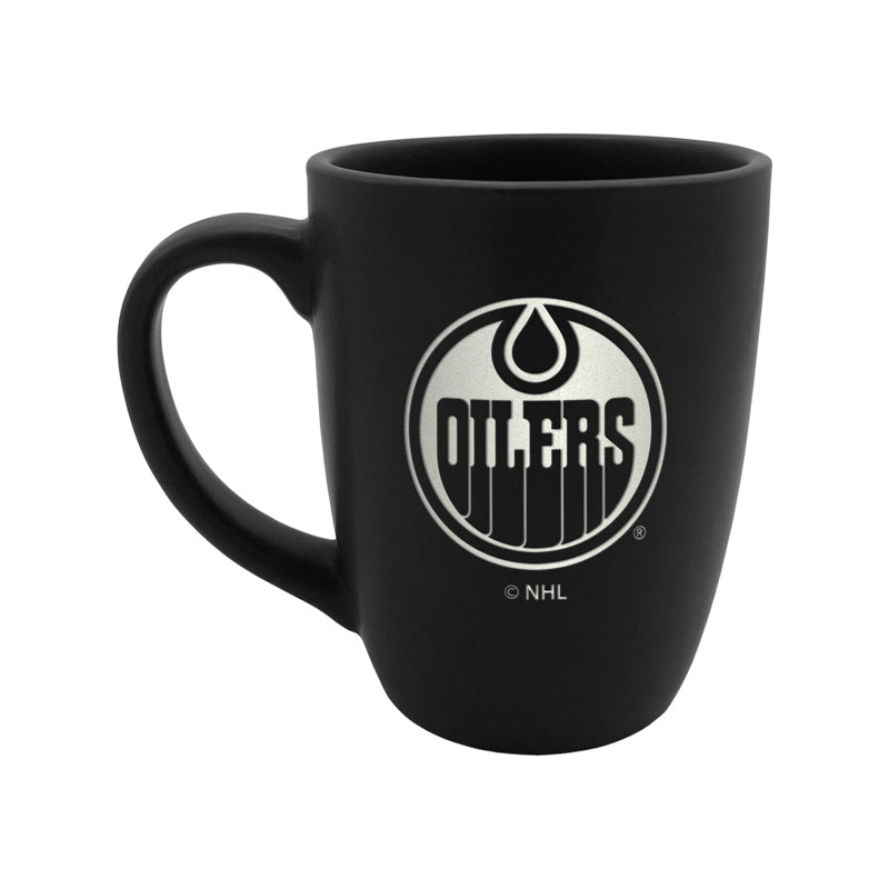 Edmonton Oilers 14oz Executive Coffee Mug Etched Logo