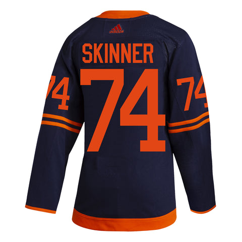 Stuart Skinner Edmonton Oilers Reverse Retro 2.0 Adidas Jersey