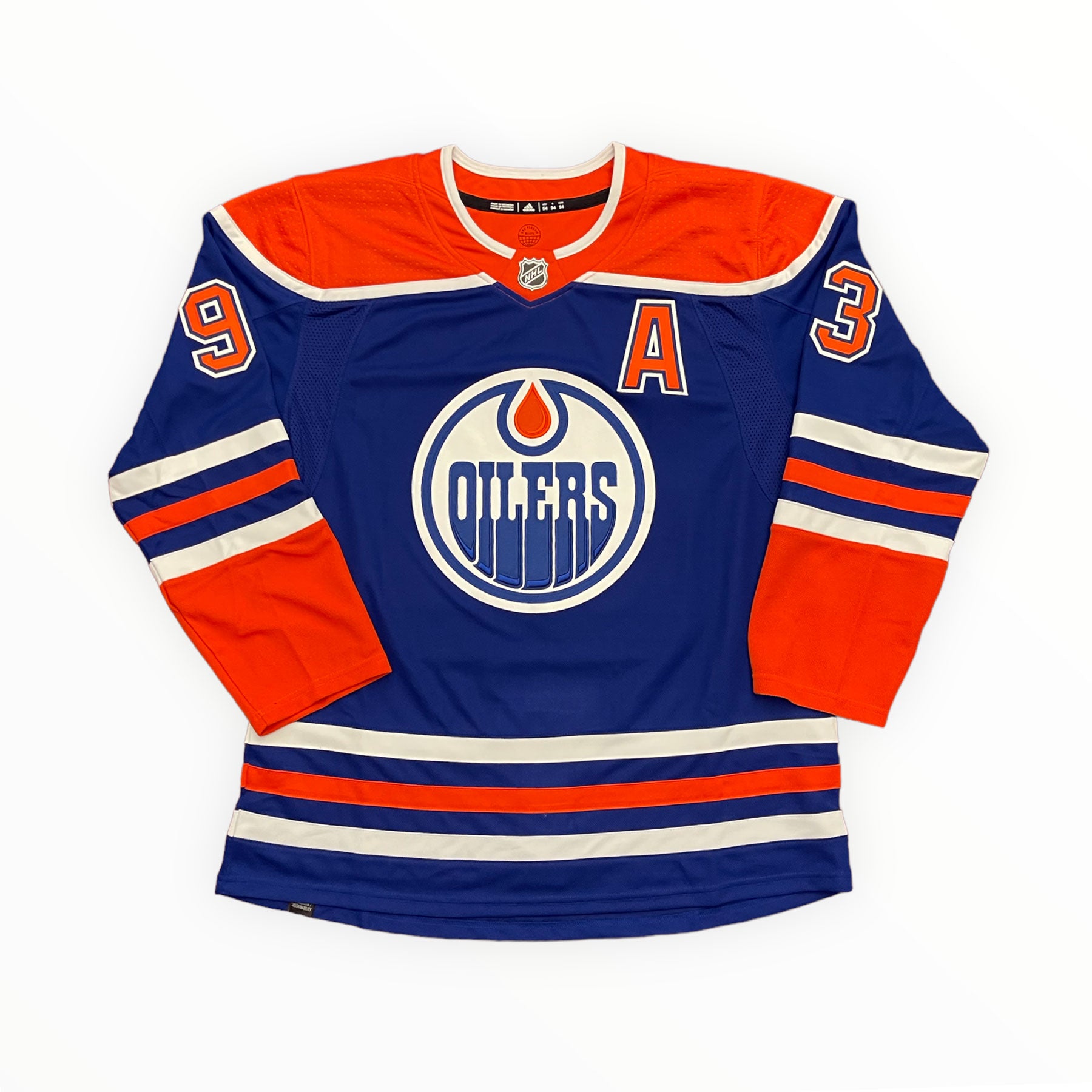 Men's Edmonton Oilers Ryan Nugent-Hopkins Fanatics Branded Royal Alternate  Captain Patch Home Breakaway Player - Jersey
