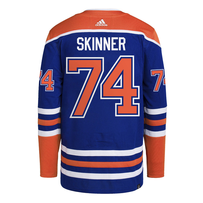 Stuart Skinner Edmonton Oilers NHL Authentic Pro Home Jersey with On Ice Cresting 60 (3X)