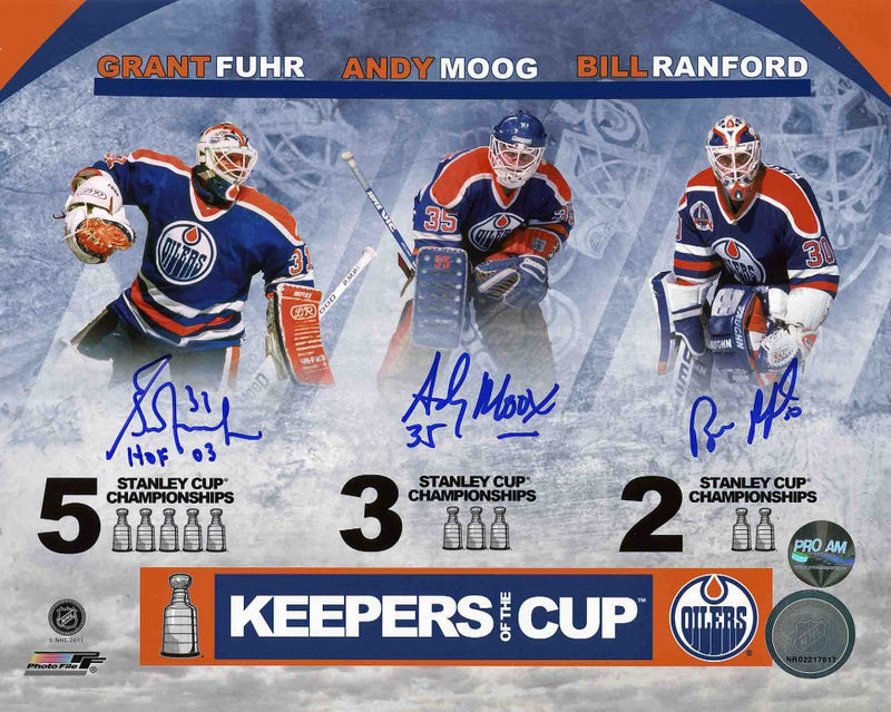 Grant Fuhr Autographed Jersey Edmonton Oilers
