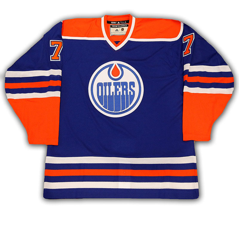 Edmonton Oilers adidas Vintage Pro Jersey (Home) - NHL Unsigned