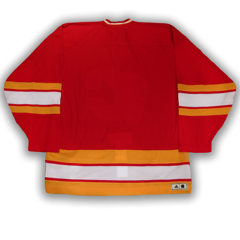 Calgary Flames Heritage Classic Adidas MIC Pro Stock Hockey Practice Jersey  Size 56